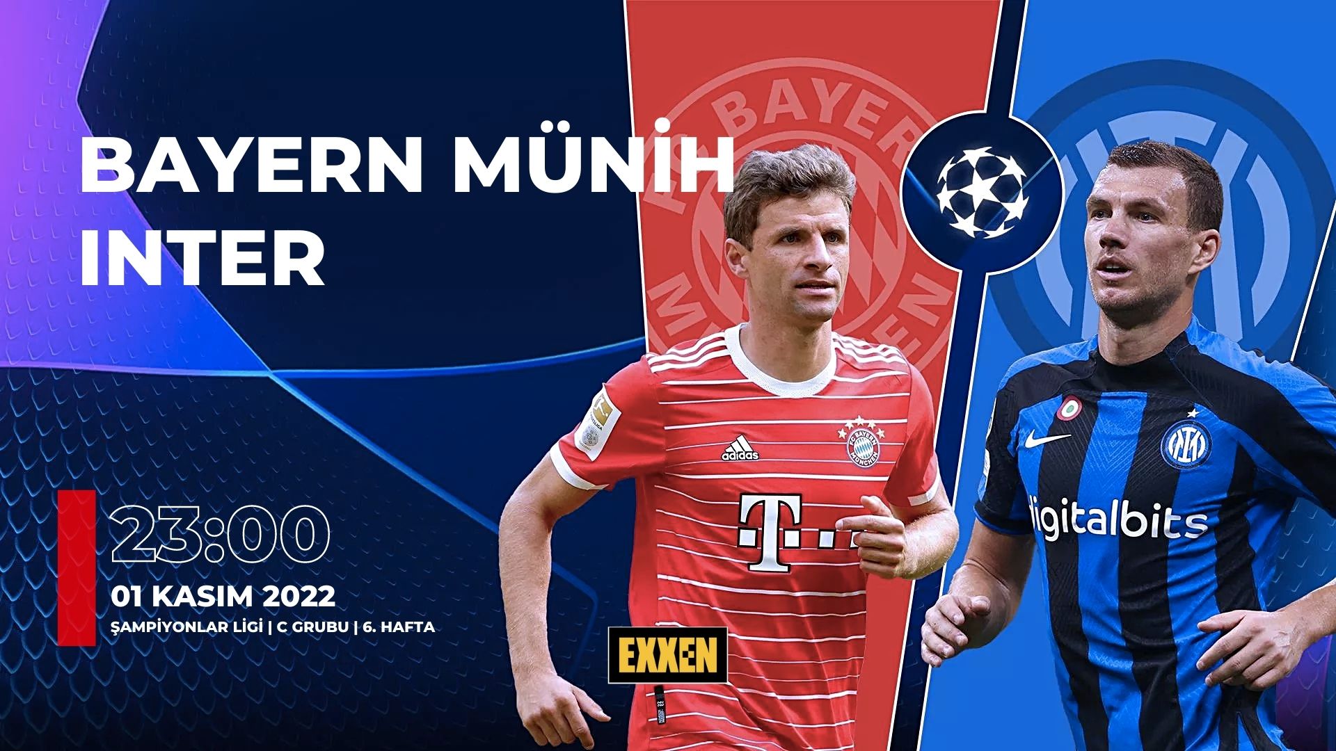CANLI | Bayern Münih – Inter UEFA Şampiyonlar Ligi Maçı Canlı İzle (Exxen)